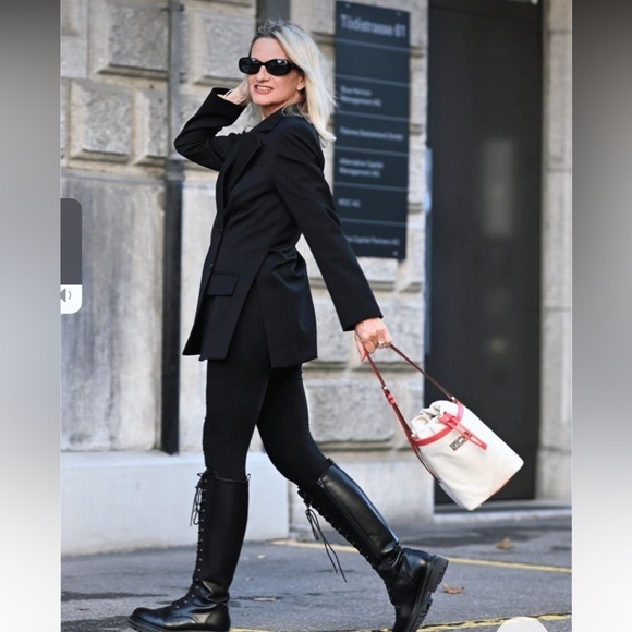 Jessica Moore Canvas Bucket Bag NWT - Picture 2 of 5